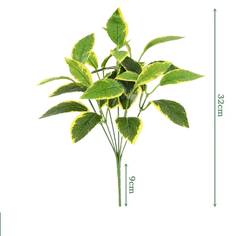 feuilles de bambou dieffenbago en soie pour décoration élégante - vue 13 sur 32