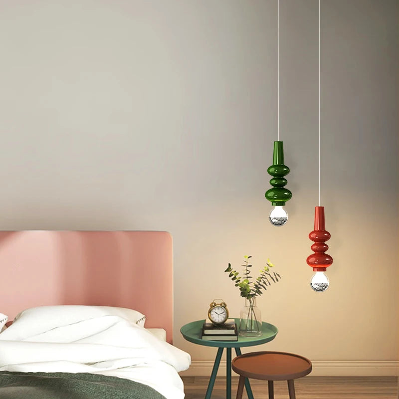 lustre nordique simple led pour bar et salon - vue 4 sur 12