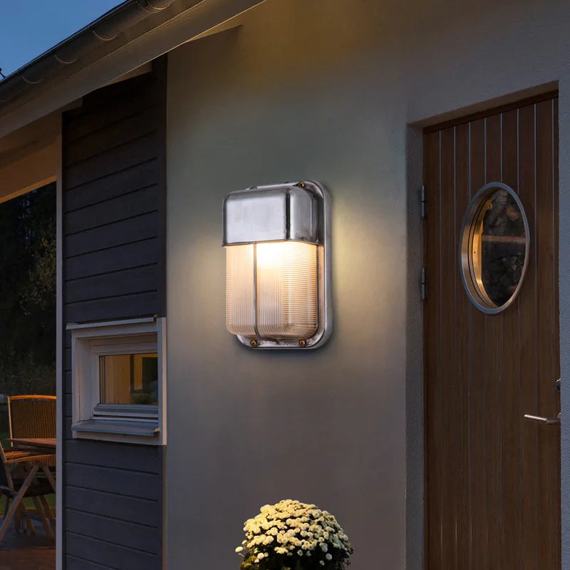 applique murale led rétro imperméable en aluminium idéale pour extérieur et intérieur - vue 6 sur 15