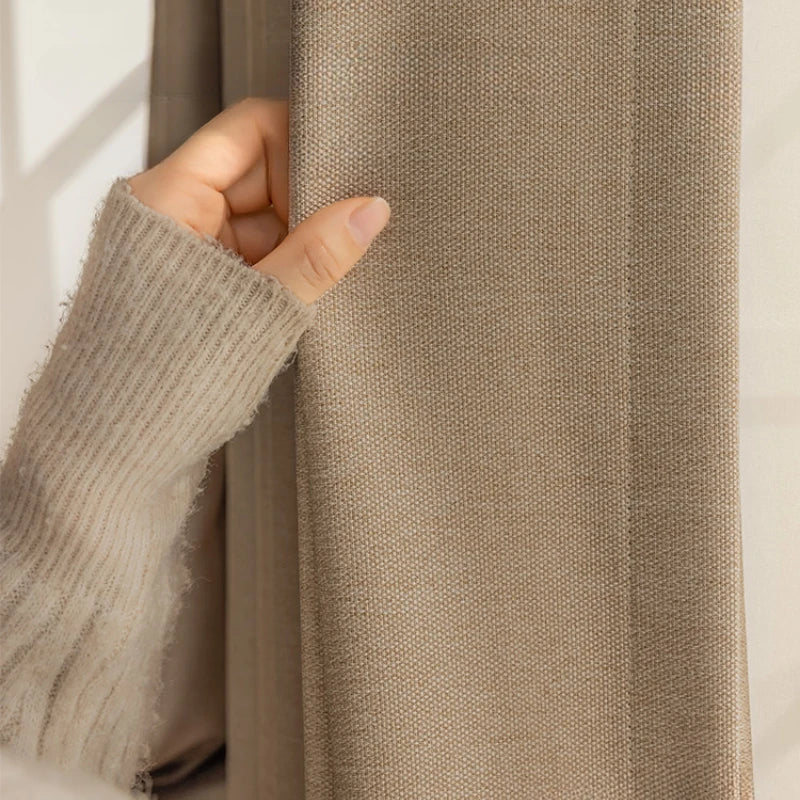 Rideau japonais plissé isolant pour salon chambre balcon - vue 4 sur 13