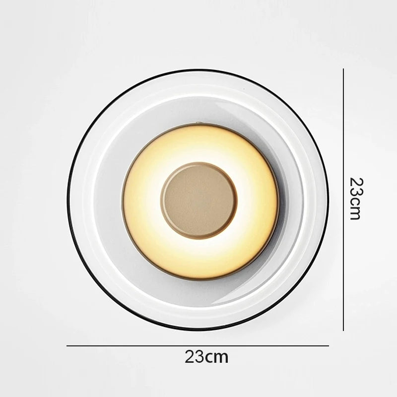 Applique murale intérieure nordique moderne en verre Led bol éclairage salon chevet applique murale couloir escaliers allée balcon décor lampes - vue 6 sur 9