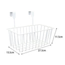 over the closet door, organizer, basket, grid, storage baskets with hooks, wire