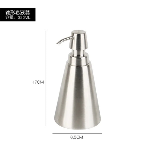 distributeur de savon liquide en acier inoxydable pour salle de bain - vue 20 sur 20