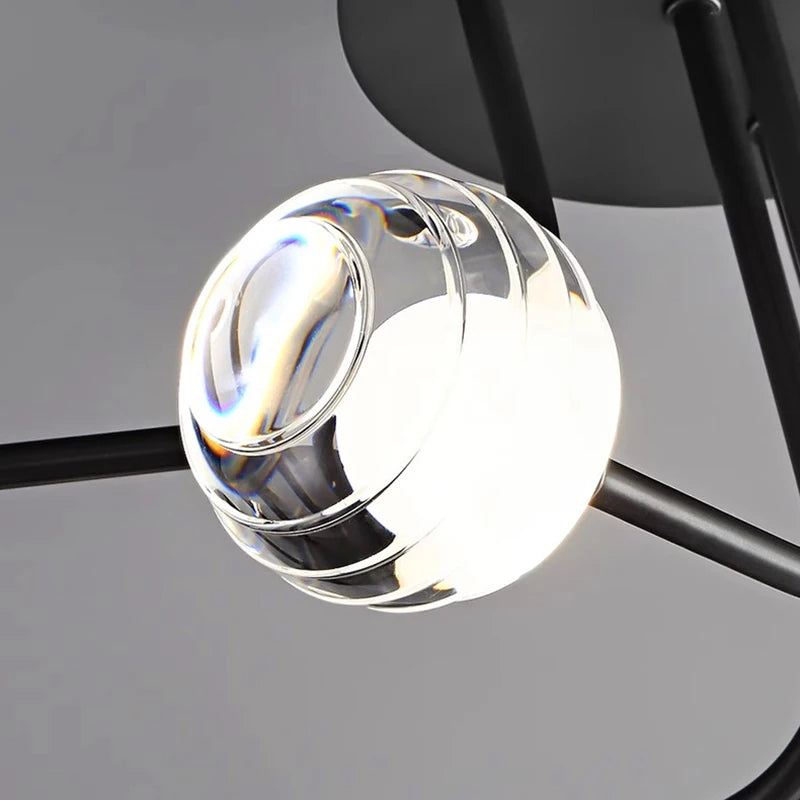 lustre créatif suspendu pour décoration moderne et artistique - vue 6 sur 8
