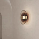 Modern minimalist decorative glass LED wall light