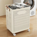 Dirty clothes basket, folding multifunctional handheld dirty clothes basket, large capacity collection basket, storage basket
