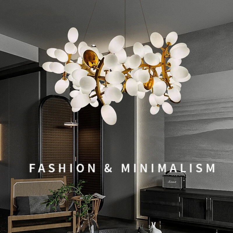 Modern Designer Dining Room Led Chandelier Living Room Grape Chandelier Bedroom Home Decor Hotel, Meeting Room Gloss Chandelier - vue 6 sur 15