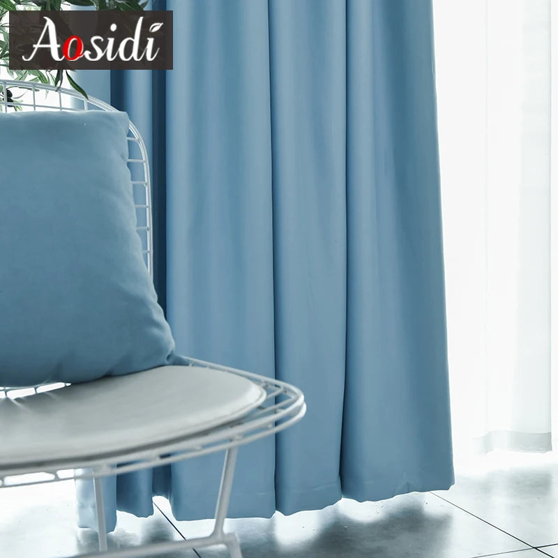Rideau occultant moderne pour chambre et salon