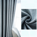 Rideau japonais plissé isolant pour salon chambre balcon
