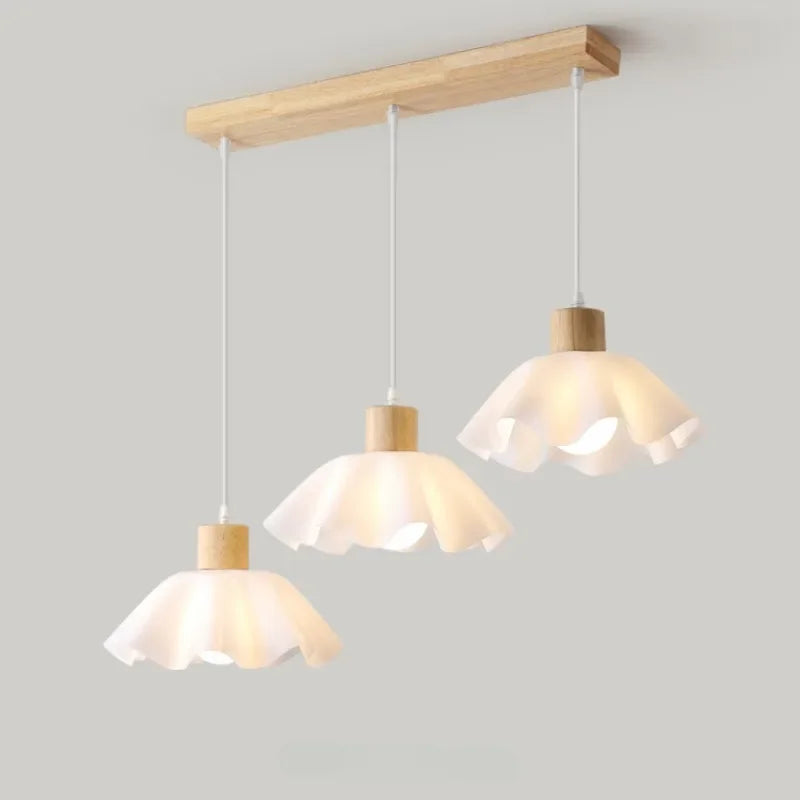 plafonnier led fleur style nordique rétro japonais décoratif 	 2023 - vue 4 sur 11