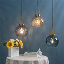 Modern minimalist glass LED chandeliers nordic design