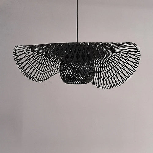 suspension en bambou créative pour éclairage intérieur moderne