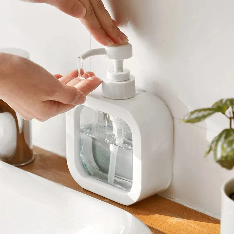 distributeur de savon rechargeable pour gel douche et lotion portable - vue 4 sur 7