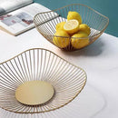bols de rangement modernes en métal pour collations et fruits