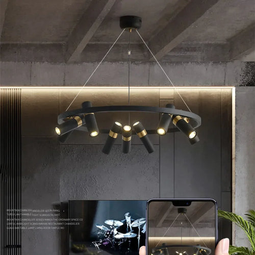 Kitchen Island Hanging Spotlight Living Room Pendant Lamp Ceiling Chandelier Suspension - vue 3 sur 9