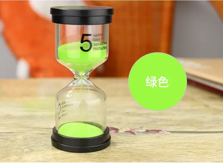 montre de sable sablier horloge de cuisine décoration cadeau pour enfants - vue 9 sur 11