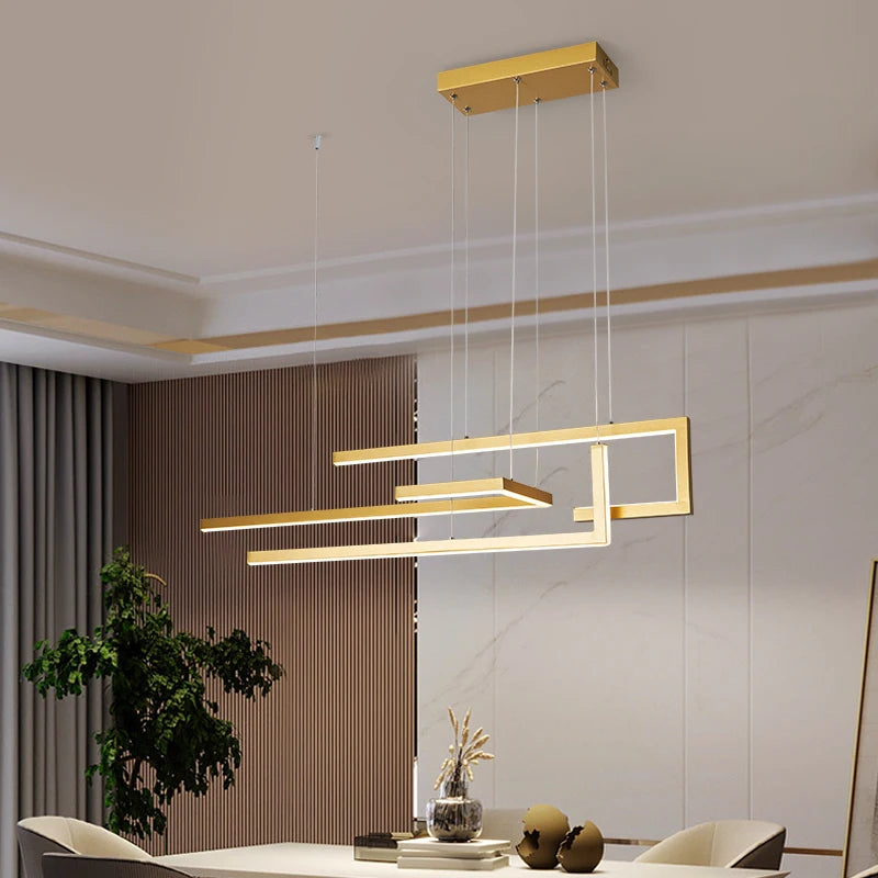 lustre suspendu moderne connecté pour maison intelligente - vue 3 sur 10