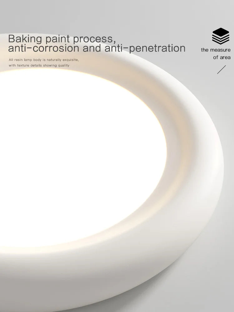 Plafonnier design à LED minimaliste moderne principale - vue 6 sur 8