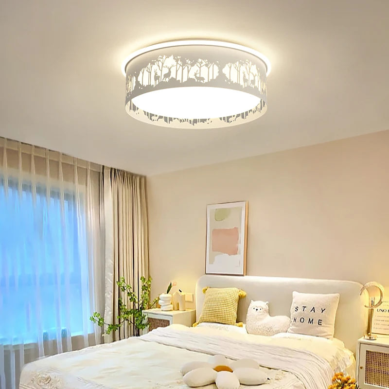 lustre led minimaliste rondin moderne romantique pour restaurant - vue 5 sur 12