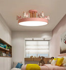 Colourful LED ceiling light for children's room safe decorative lighting