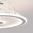 110V / 220V Nordic Simple Bedroom Ceiling Fan Lamp Invisible Restaurant Living Room Children's Room Intelligent Fan Home Decor