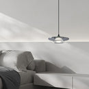 suspension led en verre et cuivre design moderne avec cordon réglable