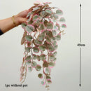 plantes artificielles eucalyptus pour décoration murale et jardin
