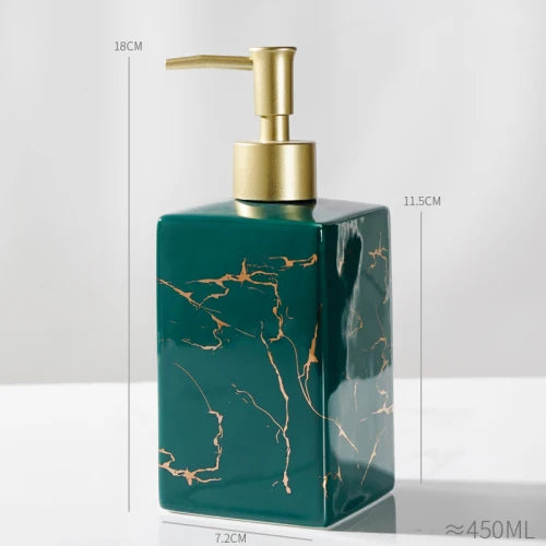 bouteille en céramique pour désinfectant et gel douche - vue 16 sur 26