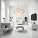 lustre moderne acrylique suspendu en forme de fleur led décoratif
