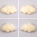 applique murale led nuage en imitation soie décorative pour enfants