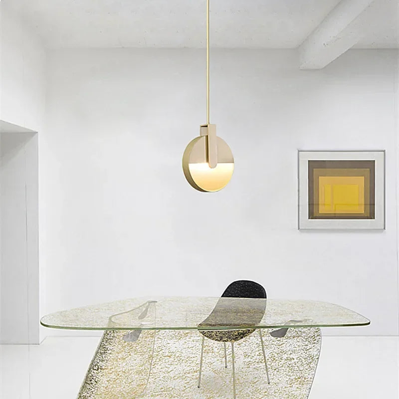 lustre créatif rotatif design italien nordique zen - vue 5 sur 7