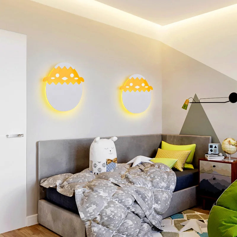 applique murale led dinosaure pour chambre d'enfant
