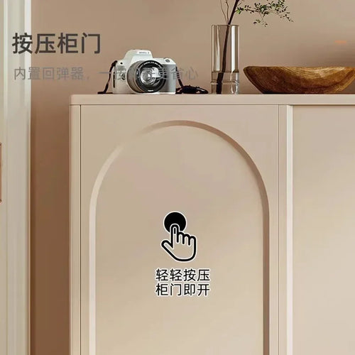 étagère à chaussures réglable moderne en bois pour rangement - vue 5 sur 10
