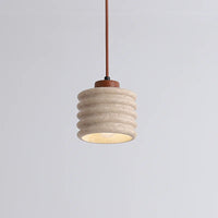 suspension en pierre naturelle rétro à led pour décoration intérieure