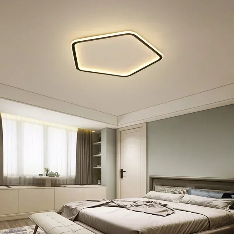 lustre moderne à leds pour décoration intérieure lumineuse - vue 7 sur 14