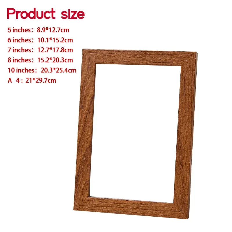 Free customized photo printing and frame, high-end solid wood frame production, customized gift for friends, family photo group - vue 4 sur 12