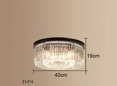 lustre en cristal suspendu pour éclairage intérieur design élégant - vue 20 sur 22