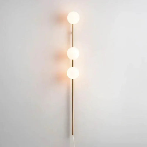 Longue applique murale Led avec prise de câble - vue 3 sur 7