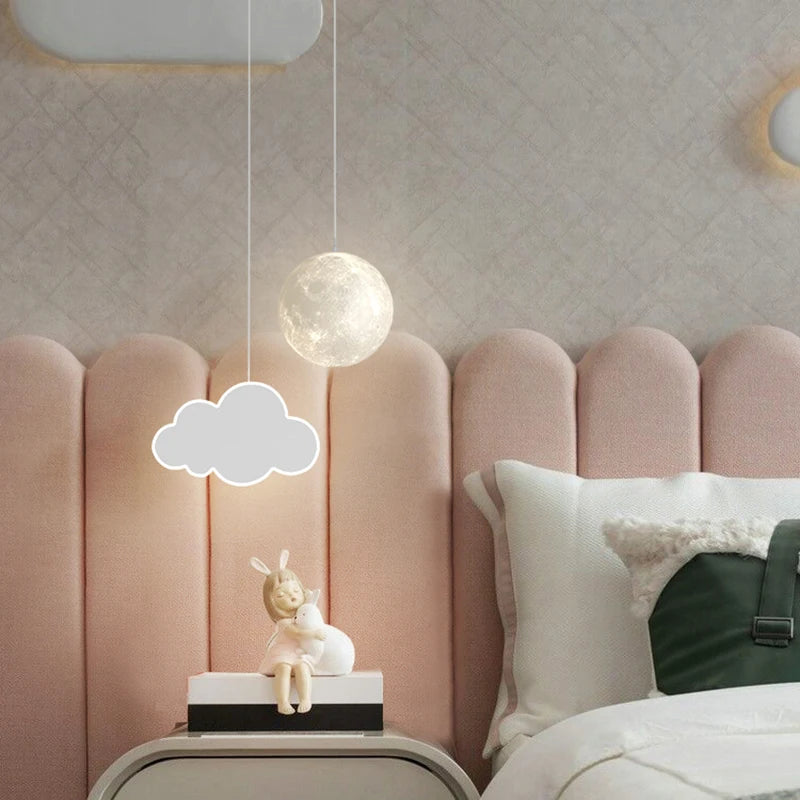 suspension led design dessin animé pour chambre d'enfant - vue 4 sur 18