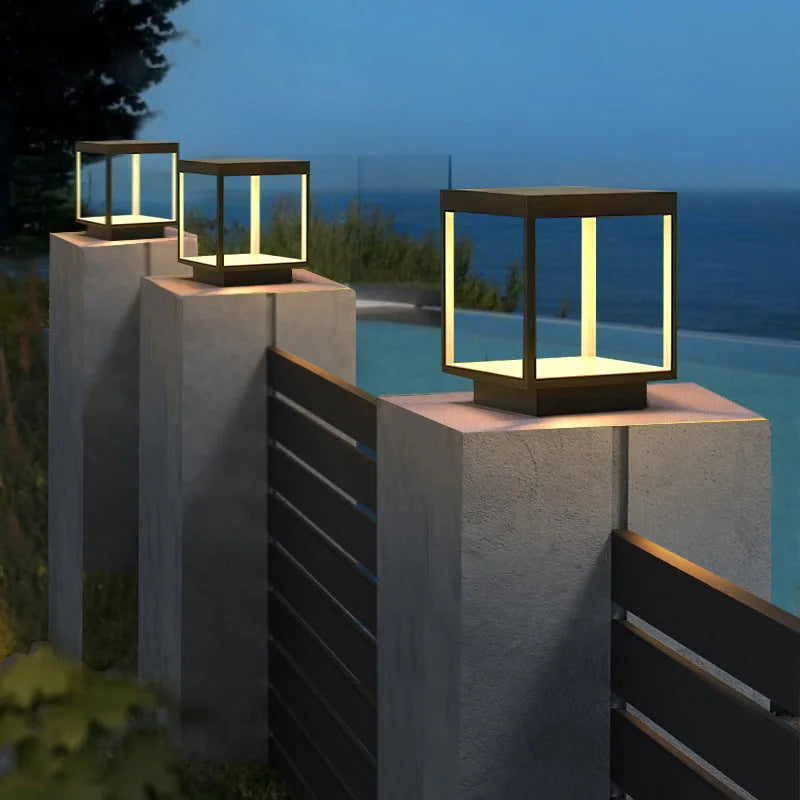 lampe extérieure led moderne et imperméable pour décoration jardin - vue 5 sur 9