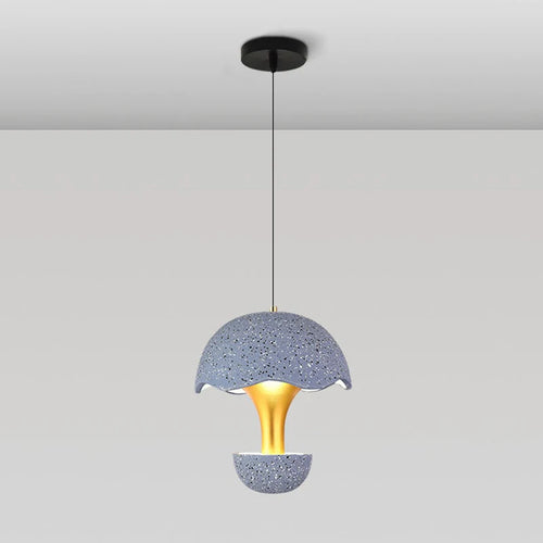 suspension créative champignon en ciment pour restaurant café bar