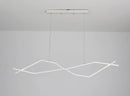 lustre moderne à LED en forme de vague design élégant pour la maison
