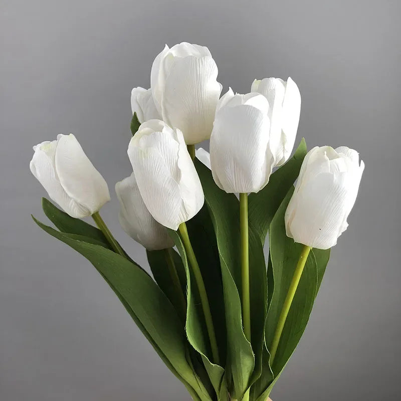 lot de 5 tulipes artificielles pour décoration réaliste