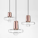 Minimalist nordic glass LED pendant light