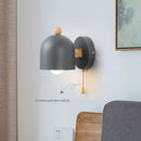 applique murale led macaron nordique décoration moderne avec interrupteur