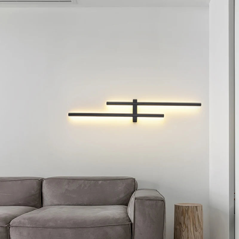 applique murale led minimaliste art déco pour intérieur - vue 6 sur 16