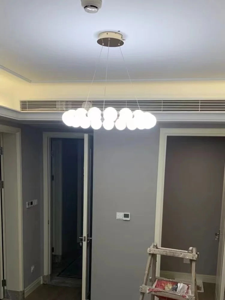 Lustre nordique en forme de haricot magique - vue 6 sur 19