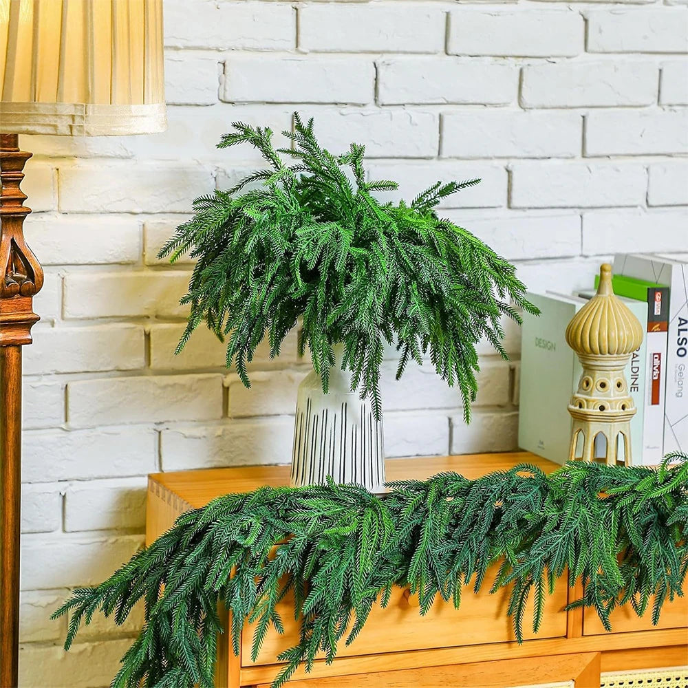 branche de pin artificielle pour décoration de noël à la maison - vue 4 sur 8