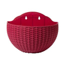 European Wall Mounted Hydroponic Plant Pot, Semi-Circular, Hanging Flower Basket, Balcony, Lazy Wall Mounted, No Drilling, Decor