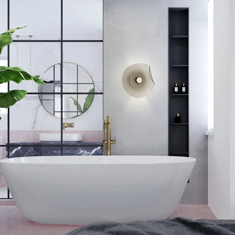 applique murale led moderne en verre pour décoration intérieure - vue 7 sur 8